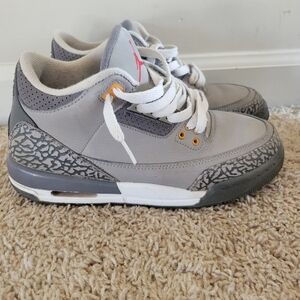 Jordan Athletic Shoes Gray and Orange